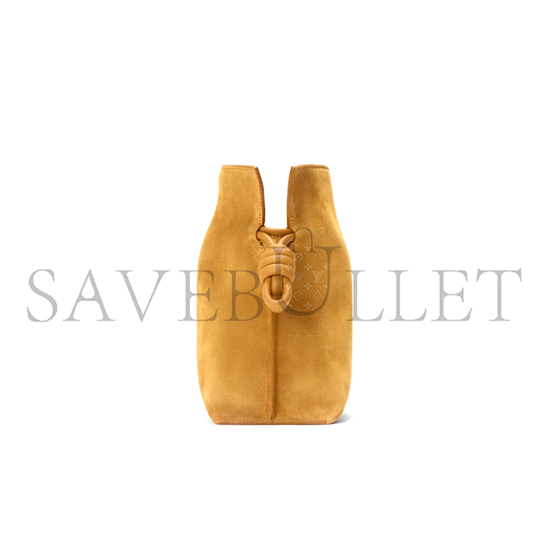 L0ew* MEDIUM FLAMENCO CLUTCH IN SUEDE A411FC1XFO (30*24.5*10.5cm)